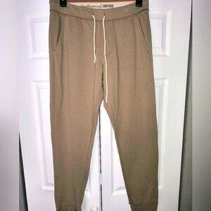 NWOT Cotton blend French terry joggers without tags exposed long drawstring